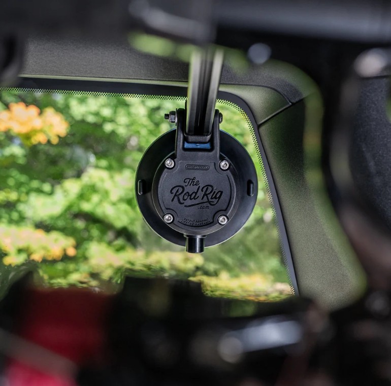 BUILTRIGHT | FISHING ROD RIG DUAL SUCTION CUP W/ 5 ROD HOLDERS - Image 5