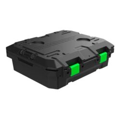 TRED | 50-40 STORAGE BOX | 25L SHALLOW | BLACK W/ GREEN