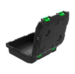 Alternative view of TRED | 50-40 STORAGE BOX | 25L SHALLOW | BLACK W/ GREEN
