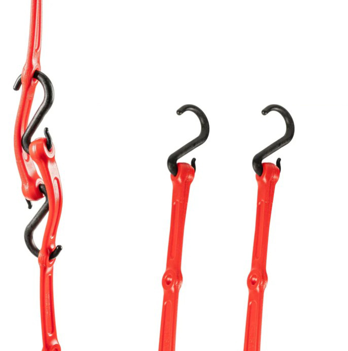 PERFECT BUNGEE | 48″ ADJUSTABLE BUNGEE STRAP W/REMOVABLE GLASS FILLED NYLON HOOKS - Image 3