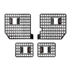 BUILTRIGHT | BEDSIDE RACK SYSTEM 4 PANEL KIT | SHORT & STANDARD BED | F150/RAPTOR 2015-2020