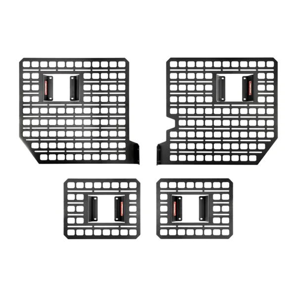 BUILTRIGHT | BEDSIDE RACK SYSTEM 4 PANEL KIT | SHORT & STANDARD BED | F150/RAPTOR 2015-2020