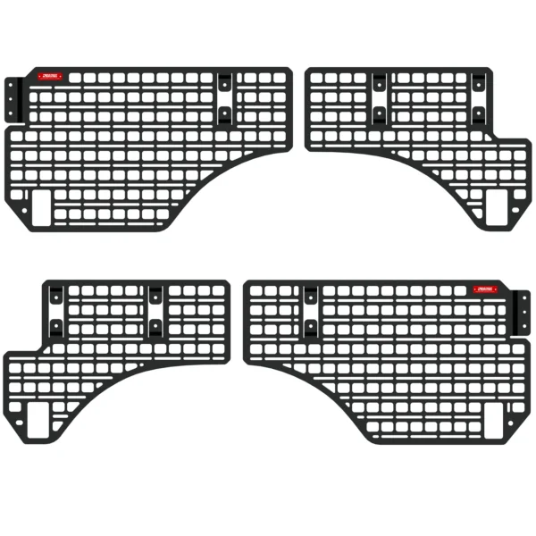 BUILTRIGHT | BEDSIDE RACK SYSTEM 4 PANEL KIT | SHORT BED | RAM 1500/TRX 2019+