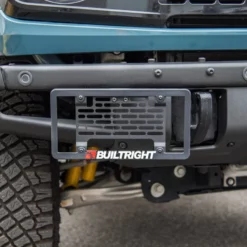 BUILTRIGHT | MODULAR STEEL BUMPER LICENSE PLATE MOUNT | BRONCO 2021+