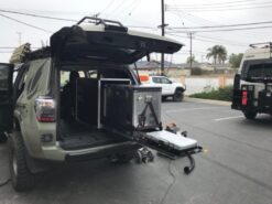Alternative view of GOOSE GEAR | CAMPKITCHEN 2.51 22-3/16"W X 25"D MODULE FOR 18"W X 26.7"D X 20"H FRIDGE | BLACK | SECOND ROW SEAT DELETE SUPPORT
