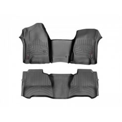 WEATHERTECH | FLOORLINER SET DOUBLE CAB NO VENTS UNDER SEATS | BLACK | HILUX 2016+