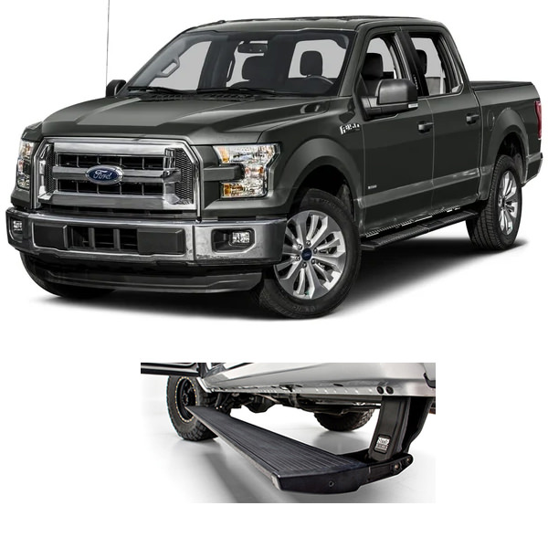 AMP RESEARCH | POWERSTEP RUNNING BOARD (PLUG & PLAY) | F150/RAPTOR 2015-2020
