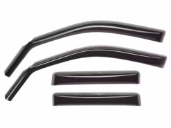 Alternative view of WEATHERTECH | SIDE WINDOW DEFLECTORS FR & RR CREW CAB (RUBBER SILL FRAME) | CHEVY/GMC 1500 2019+