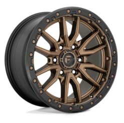 FUEL | D681 REBEL | 18X9 6X135 1MM OFFSET | MATTE BRONZE/BLACK BEAD RING