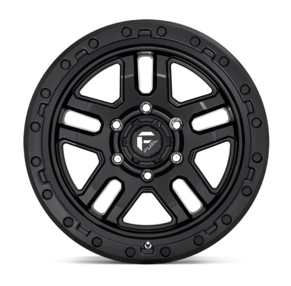 FUEL | D700 AMMO | 17X9 6X5.5 1MM OFFSET | MATTE BLACK - Image 2