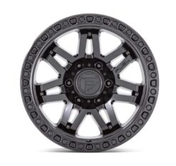Alternative view of FUEL | D810 SYNDICATE | 17X9 6X5.5 1MM OFFSET | BLACKOUT