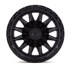 Alternative view of FUEL | FC866 PISTON | 17X9 6X135 1MM OFFSET | BLACKOUT W/GLOSS BLACK LIP