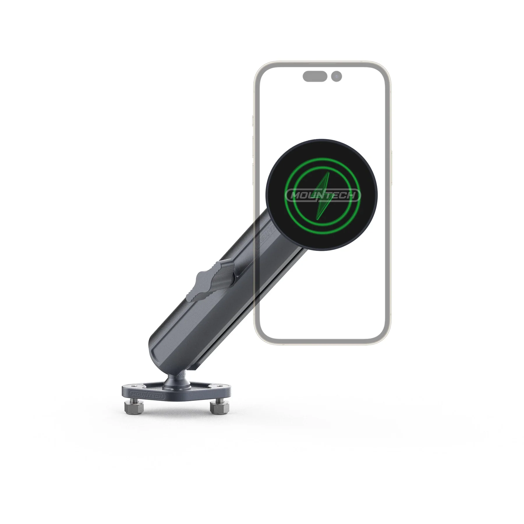 BUILTRIGHT | BALL PHONE MOUNT 1" HOLDER W/ DOUBLE SOCKET ARM - Image 2