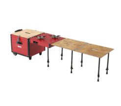 IKAMPER | AIOKS ALL-IN-ONE OUTDOOR KITCHEN SYSTEM | RED