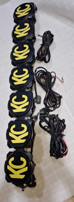 Alternative view of KC | UNIVERSAL 6" GRAVITY TITAN 160W LED 50" LIGHT BAR COMBO BEAM 8 RINGS