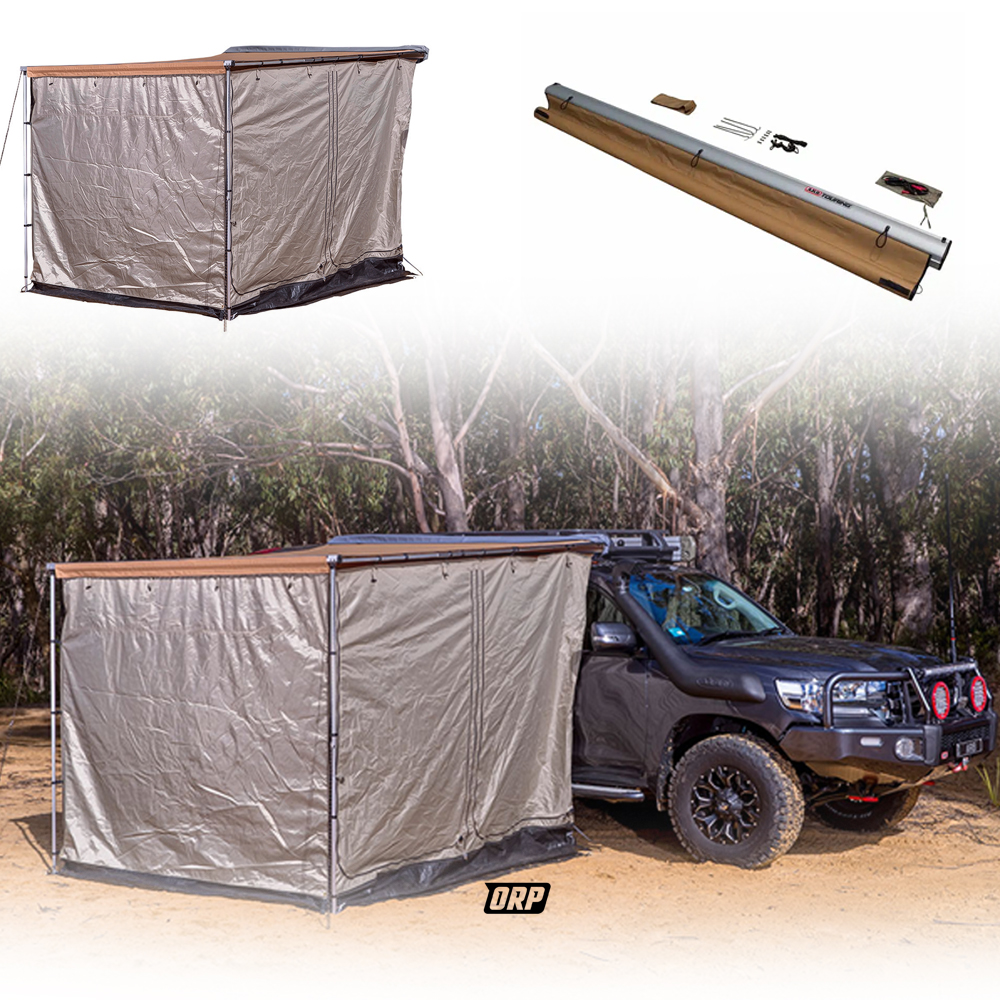 ARB | ALUM AWNING W/ LIGHT & ROOM W/ FLOOR | 2.5X2.5M | SILVER