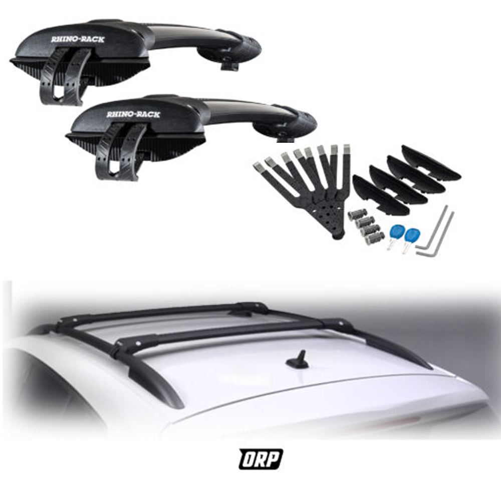 RHINO-RACK | VORTEX STEALTHBAR & HARDWARE KIT | LONG STRAP | BLACK | 1025MM | EXPEDITION 2018-2025