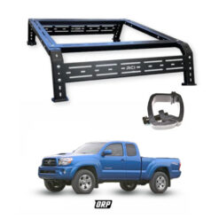 RCI | 12″ SPORT BED RACK STEEL BLACK POWDER COAT5′ BED (46″) & C-CLAMP | TACOMA 2005+
