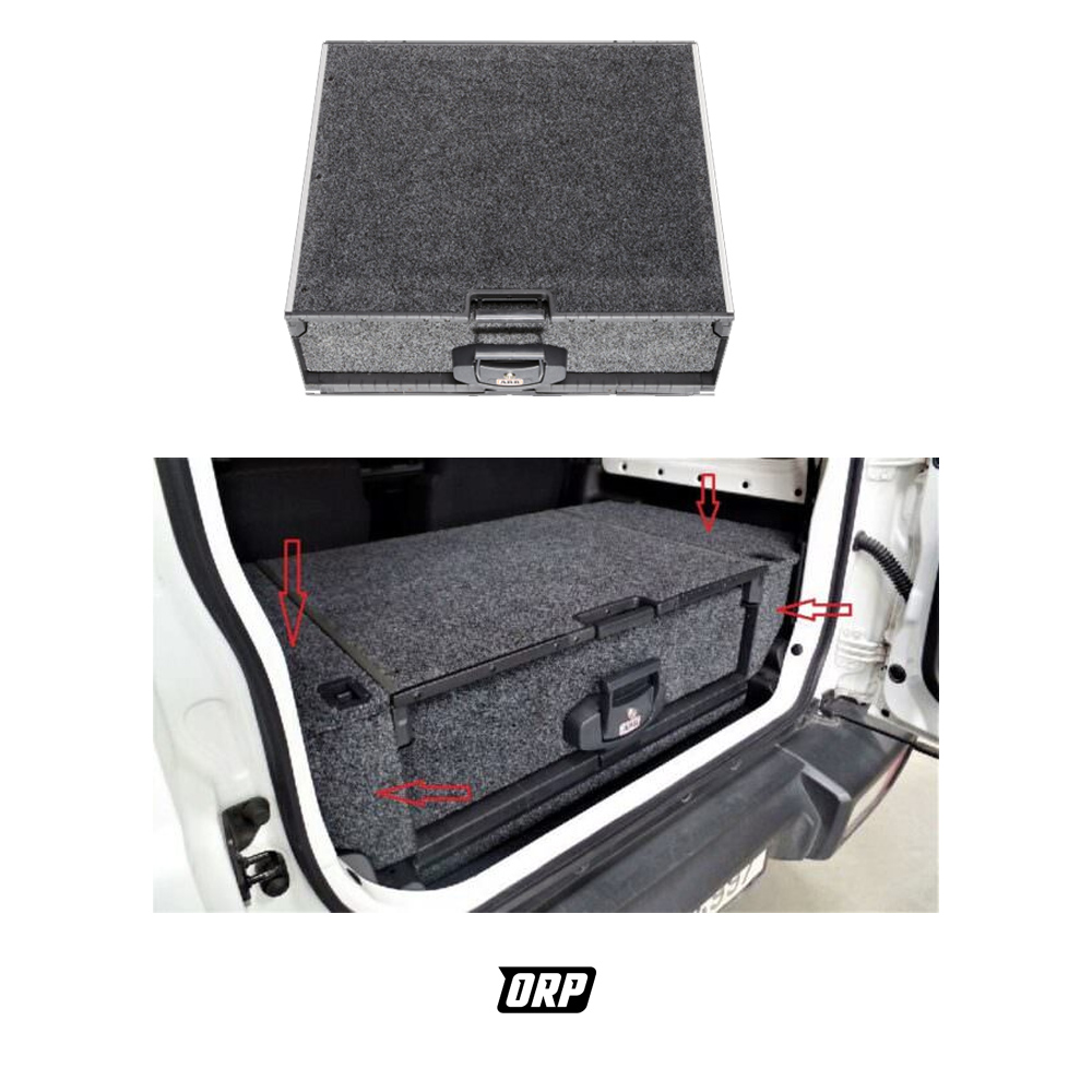 ARB | DRAWER W/ ROLLER FLOOR 845X790 & FIT KIT | JIMNY 2018+